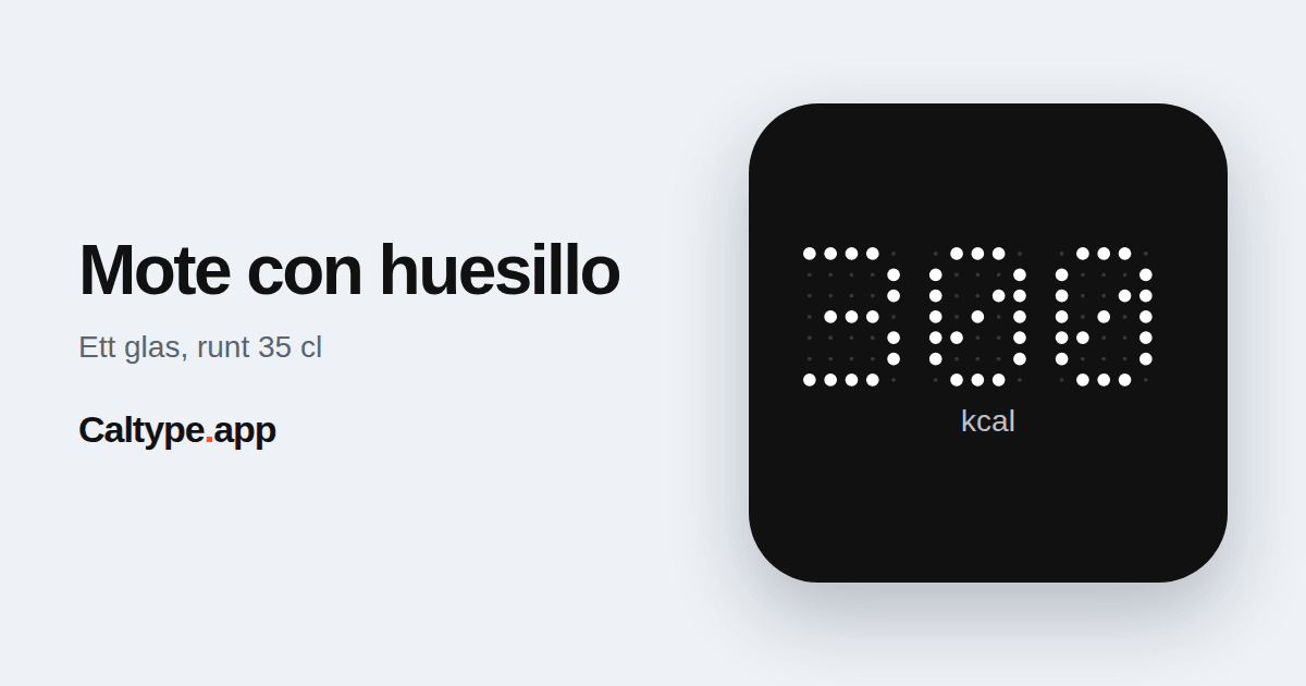 Dela: Mote con huesillo