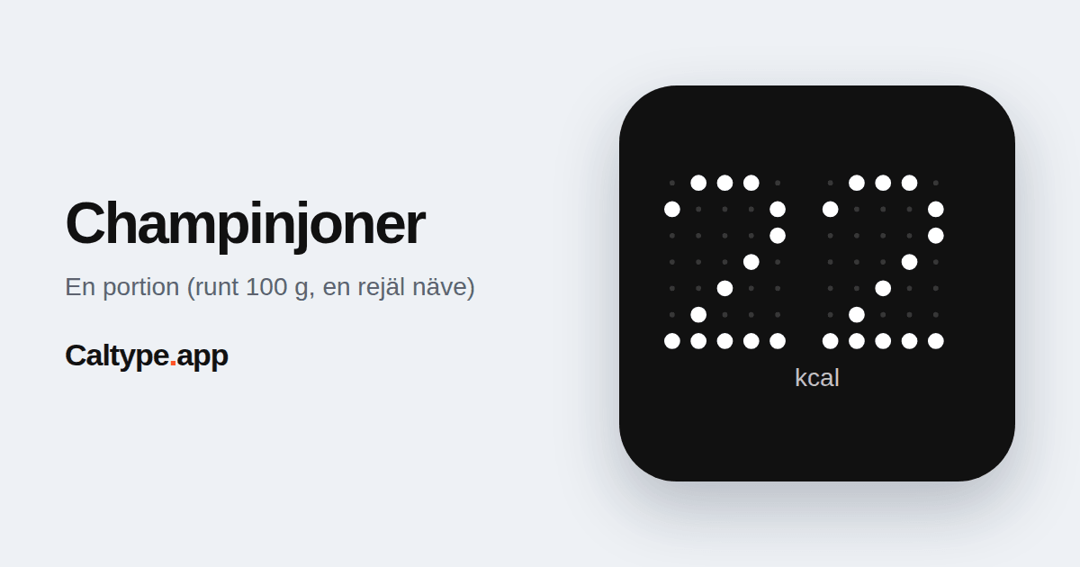 Dela: Champinjoner