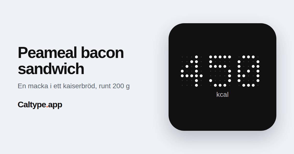 Dela: Peameal bacon sandwich