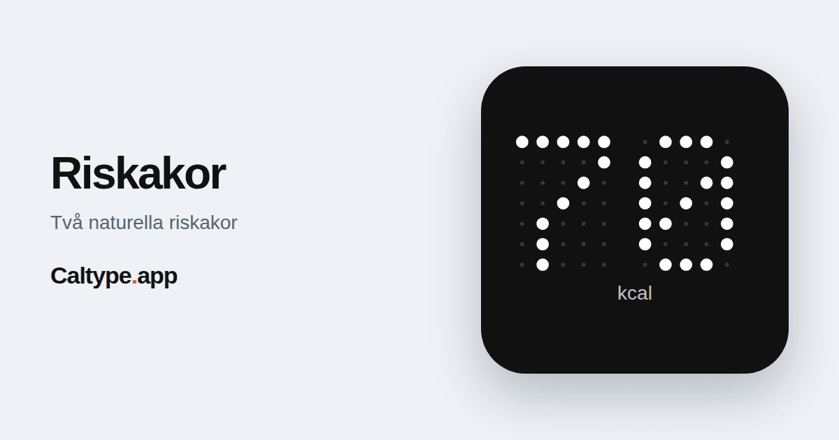 Dela: Riskakor