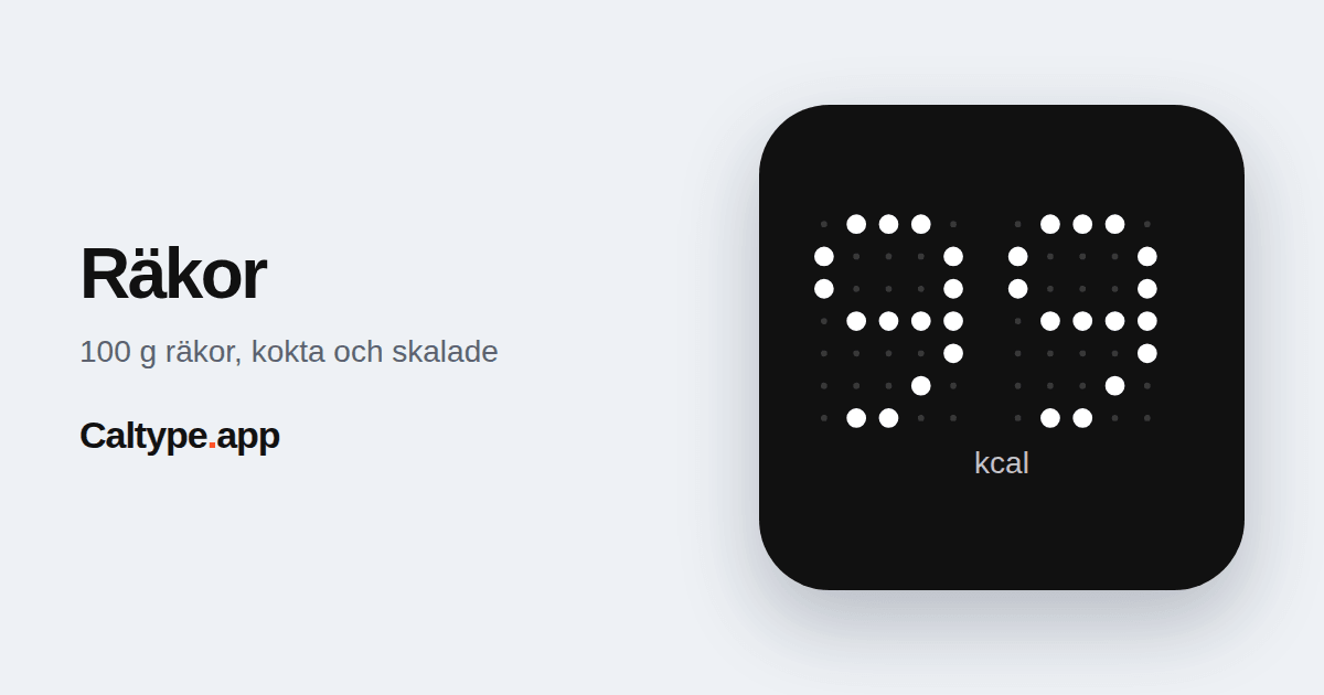 Dela: Räkor