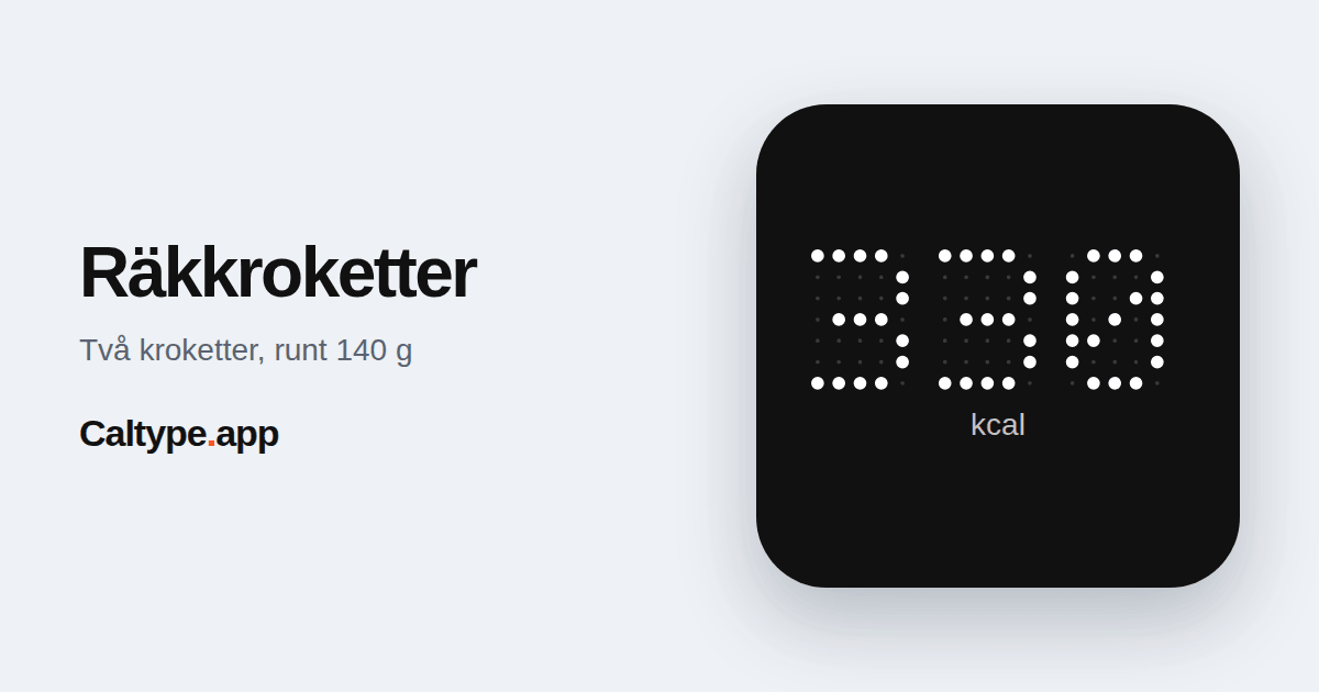 Dela: Räkkroketter